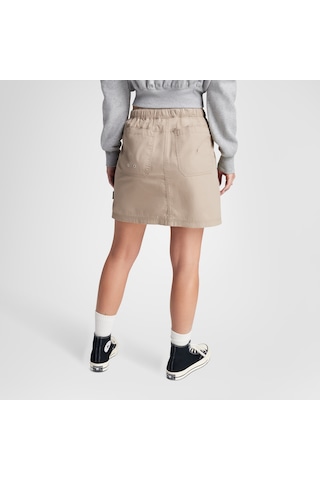 Converse Harbor Mini Skirt Kadın Kahverengi Etek Bej
