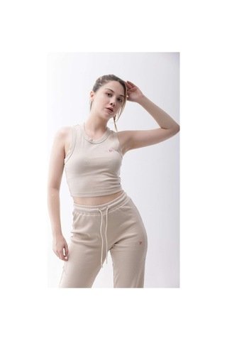 Kaşkorse Bej Fitilli Bra Bej