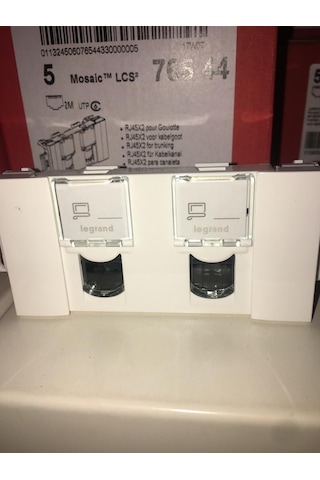 076544 Legrand 2 Li Utp Cat6 Rj45 Priz