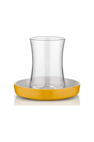 Koleksiyon Tiryaki Sarı 12 Prc Çay Seti