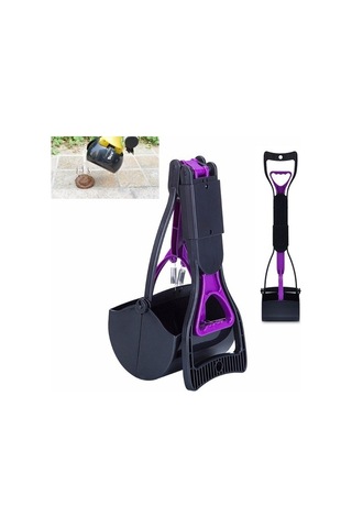 Uzun Saplı Evcil Hayvan Tuvalet Seçici Köpek Katlanabilir Tuvalet Znzu4c