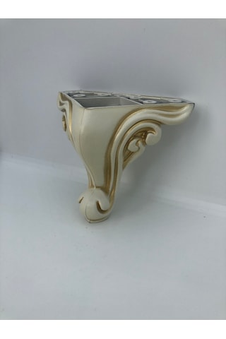 PLASTİK,10*9*9 CM KREM-GOLD DOLAP,KOLTUK,MOBİLYA AYAĞI (4ADET)