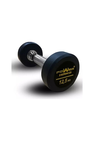 Powerhand Profesyonel Kauçuk Kaplı Dambıl 12.5 KG