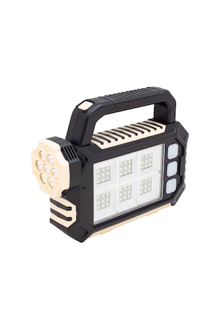 Ayt Powermaster 3 Modlu 54 Smd Ledli Taşınabilir Solar Güneş Enerjili Kamp Lambası Aydınlatma Işıldak El Feneri