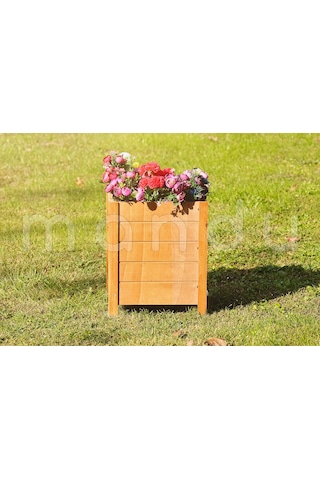 Mandu 41 x 38 CM Dekoratif Ahşap Saksı