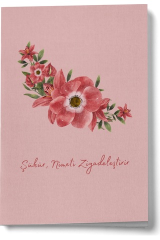 Şükür Nimeti Ziyadeleştirir Mini Defter Çok Renkli