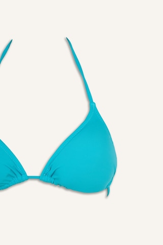 Defacto Regular Fıt Üçgen Bikini Üstü T3666az26smtr407 Turkuaz-tr407