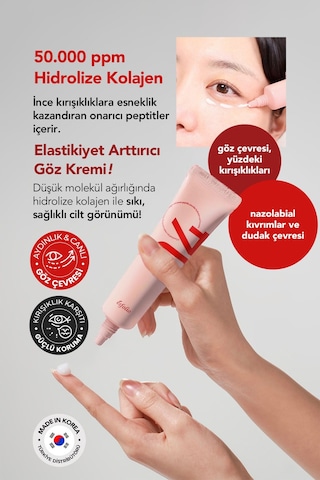 Esfolio Çoklu Peptit ve Kolajen İçeren   Göz Kremi Esfolio Peptide Collagen Eye Cream 30 G