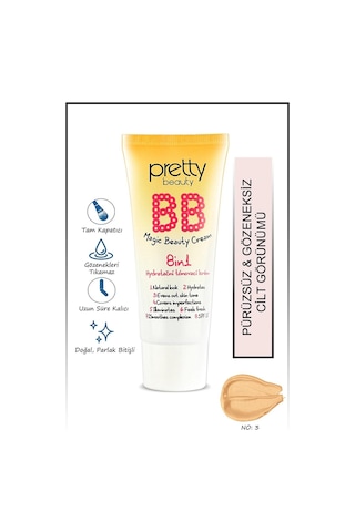 Pretty Beauty BB Magic Beauty Cream 8in1 Krem 03
