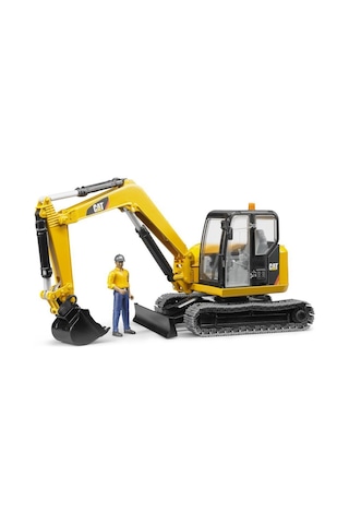 Bruder Cat Mini Ekskavatör Ve İnşaat İşçisi Br02466
