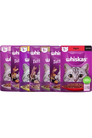 Whiskas Karışık Pouch Yetişkin Kedi Yaş Maması 28 x 85 G