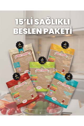 Asrın Tandırı Beslen Paketi 15 Paket Lavaş Tandır Ekmeği