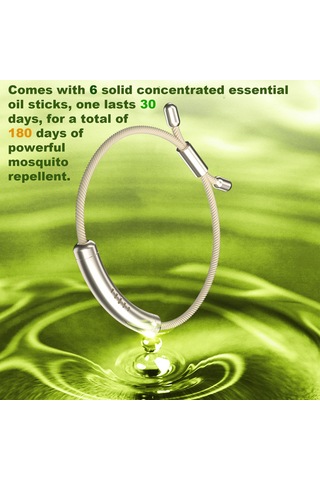 Geekyou Altın Pembe Metal Enjektörlü Dış Mekan Uygun Bebek Kovucu Bilezik