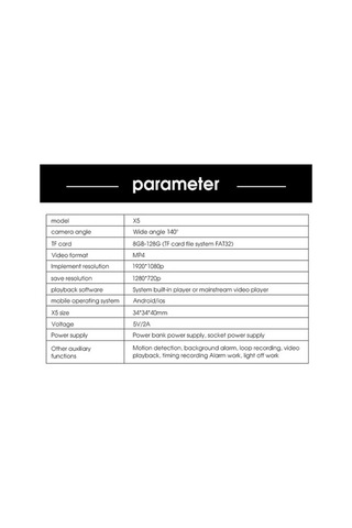 Flybuy Mini Wifi Kamera X5 Ev Güvenlik 1080p Aı İnsan Tanıma Gece Görüş