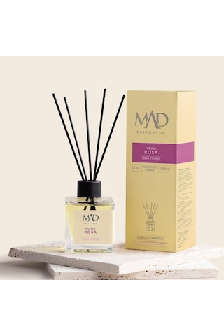 Mona Rosa Ortam Kokusu Elma, Gül Ve Paçuli İle Canlandırıcı Ve Romantik Bir Atmosfer-bambu Çubuklu 120 Ml