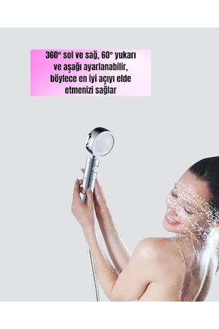 Şelale Sisi Masaj Özellikli Banyo Duş Başlığı
