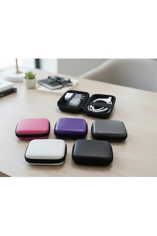 Organizer Mini Çanta, Şarj Aleti, Mini Kulaklık, Kablo, Bellek, Sd Kart Taşıma Çantası