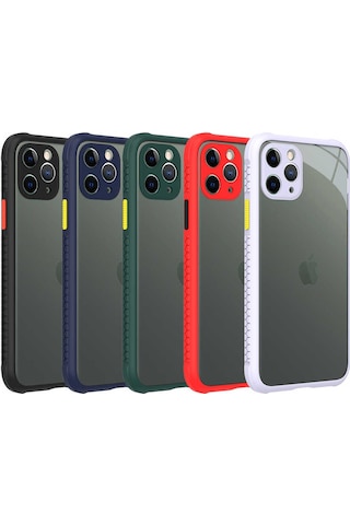 Apple Uyumlu iPhone 11 Pro Kılıf Zore Kaff Kapak Mor