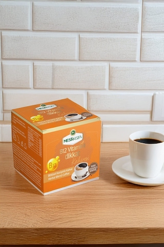 Mesirişifa B12 Vitamin Katkılı Bitkisel Karışımlı Çözünebilir Kahve 75gr Çözünebilir