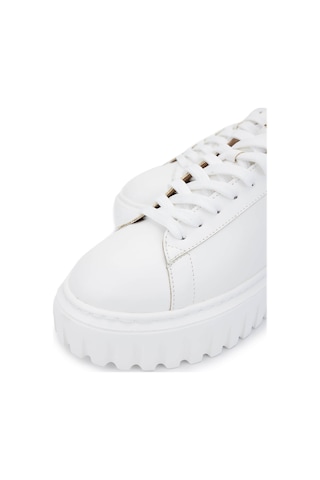 Tamer Tanca Kadın Deri/suni Beyaz Sneakers & Spor Ayakkabı 1009 05 Bn Ayk Sk24-25 Byz Cılt/tb Cılt Beyaz