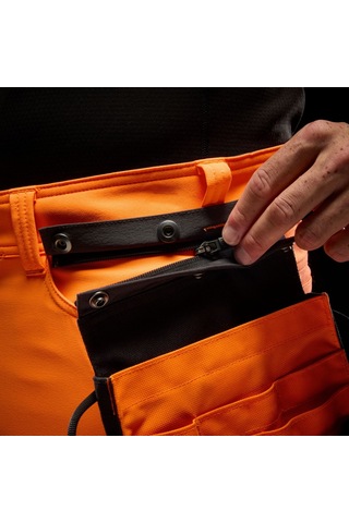 Hh Connect Hi Vis Carpenter Pocket - Orange/ebon - Std