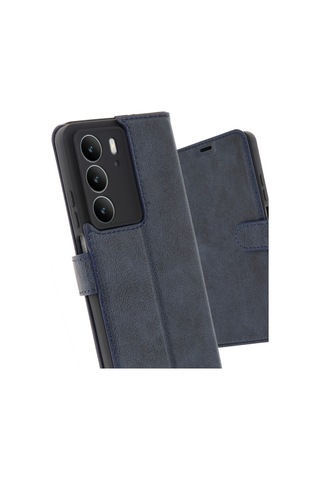 Realme C75 4g Trend S Plus Kapaklı Kılıf - Lacivert Renk