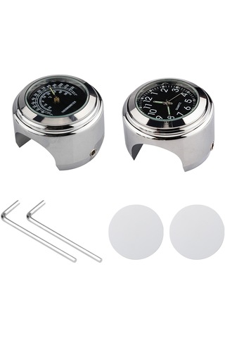 Evrensel Motosiklet Gidon Saat Bisiklet Termometresi K20473-7