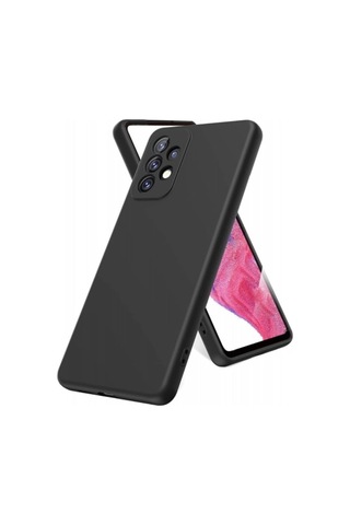 For A72 İle Uyumlu Darbe Emici Esnek Silikon Siyah Lansman Cep Telefonu Kılıf A72 6998