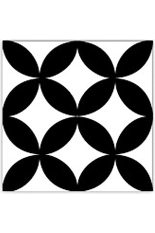 Qingmipy Su Yalıtımlı Kendinden Yapışkanlı Pvc Duvar Çıkartmaları - Mutfak Ve Banyo İçin 6 Parça Retro Desenli Dekoratif Duvar Kağıdı Seti Çok Renkli