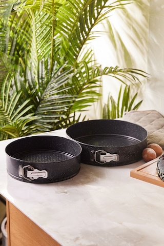 Emsan Circle Kelepçeli Kek Kalıbı Seti 2' Li