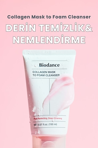 Defacto Biodance Collagen Mask to Foam Yüz Temizleme Köpüğü 150 ml H3440AXNS