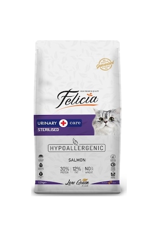 Felicia HypoAllergenic Somonlu Az Tahıllı Yetişkin Kedi Maması 12 KG