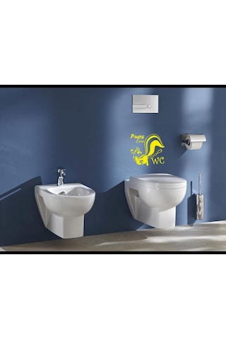 Wc Sticker-banyo Sticker-komik Sticker-ev Dekor-8 Renkli