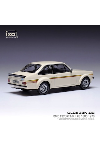 1:43 Ölçek Ixo 1976 Ford Escort Mk I Diecast Metal Minyatür Model Araba 10cm
