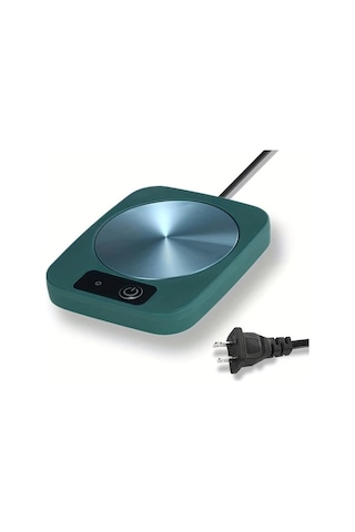 Fastbuy Turcoshop11 Mavi 110v Kahve Isıtıcı Tabağı İle Gün Boyu Sıcak İçecekler Saklayın