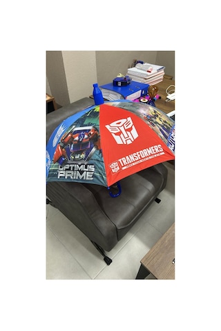 Uğur Kardeşler Bijuteri Transformers Lisanslı Koruma Kılıflı Çocuk Şemsiye Çok Renkli