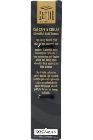 Cattie Lastikli Kedi Boyun Tasması Pembe 1x20-30 Cm