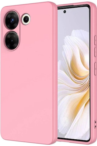 Noktaks - Tecno Uyumlu Tecno Camon 20 Pro 4g - Kılıf İçi Kadife Koruyucu Mara Lansman Kapak - Pembe