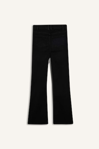 Defacto Kız Çocuk Flare Fit İspanyol Paça Jean Pantolon E6183a825aubk27 Siyah