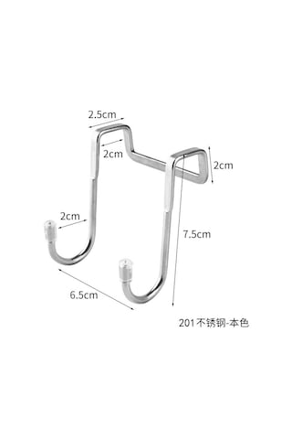 Springsun Kapı Askılı 4'lü Paslanmaz Çelik Havlu Askısı - Pratik Ve Dayanıklı