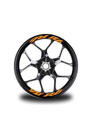 One Vıp Sale Yzf R6 Yazılı Prim Kalite 8li Jant İçi Yazı Sticker Etiket Moto Aksesuarı Model:onevip-motorjant809 Çok Renkli