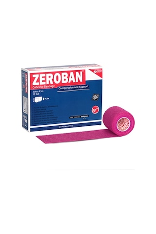 Zeroban Bandaj 5 CM x 4.5 M Pembe