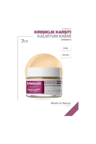 Kırışıklık Karşıtı & Sıkılaştırıcı Rebornic Teknolojili Kalsiyum Yüz & Göz Çevresi Kremi 50ml