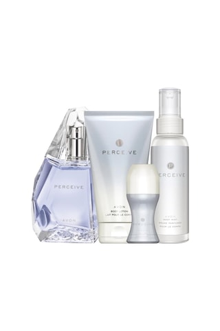 Avon Perceive Kadın Parfüm Losyon  Rollon ve Vücut Spreyi Seti