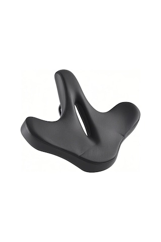 Jeehugo Ergonomik Geniş Bisiklet Oturagi - Çift Şok Emici Toplu Dizayn - Dağ Yolu Bisikletleri İçin Konforlu Siyah Oturak Siyah