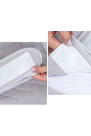Babyjem Bebek Yastığı Gri / Kemerli