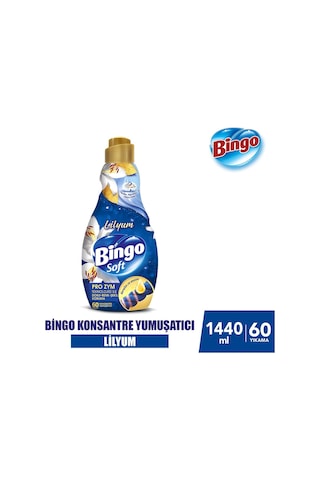 Soft Konsantre Çamaşır Yumuşatıcısı Lilyum 6 x 1440 ML
