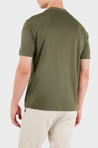 Emporio Armani Pamuklu Yuvarlak Yaka Regular Fit T Shirt Erkek T Shirt Em007353 Af10017 M7312 Haki