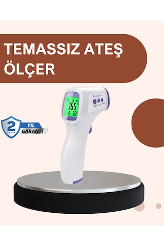 Hnrlıshp Temassız Dijital Ateş Ölçer Büyük Ekranlı Hızlı Okuma