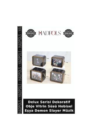 Delux Serisi Dekoratif Obje Vitrin Süsü Hobisel Eşya Demon Slayer Müzik